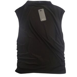 Black Sleeveless Top- 21 Saints